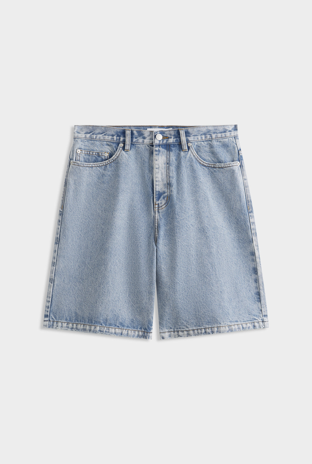 Denim Bermuda Shorts - Light Blue