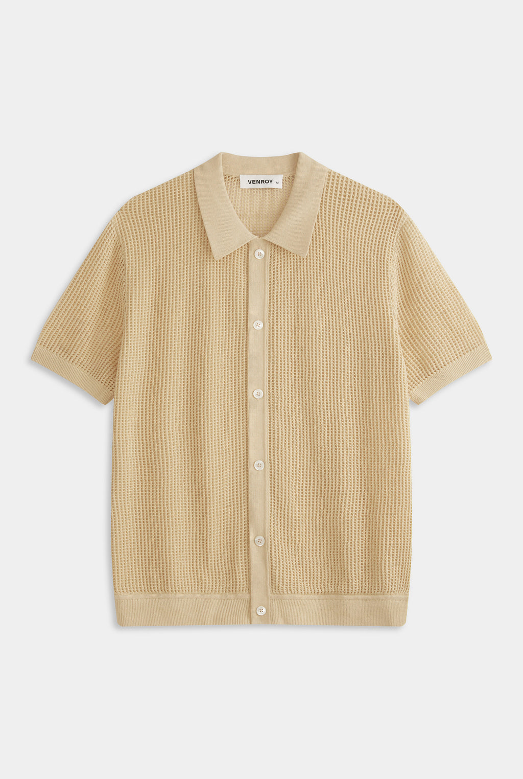 Double Layer Knit Shirt - Dusty Yellow