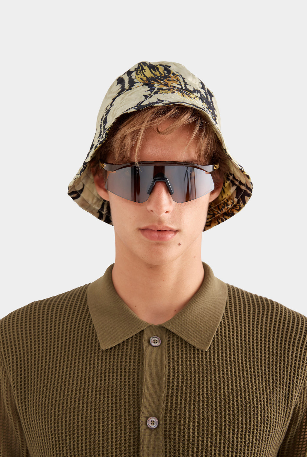 Double Layer Knit Shirt - Military Olive