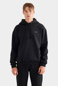 Fleece Track Hoodie - Black