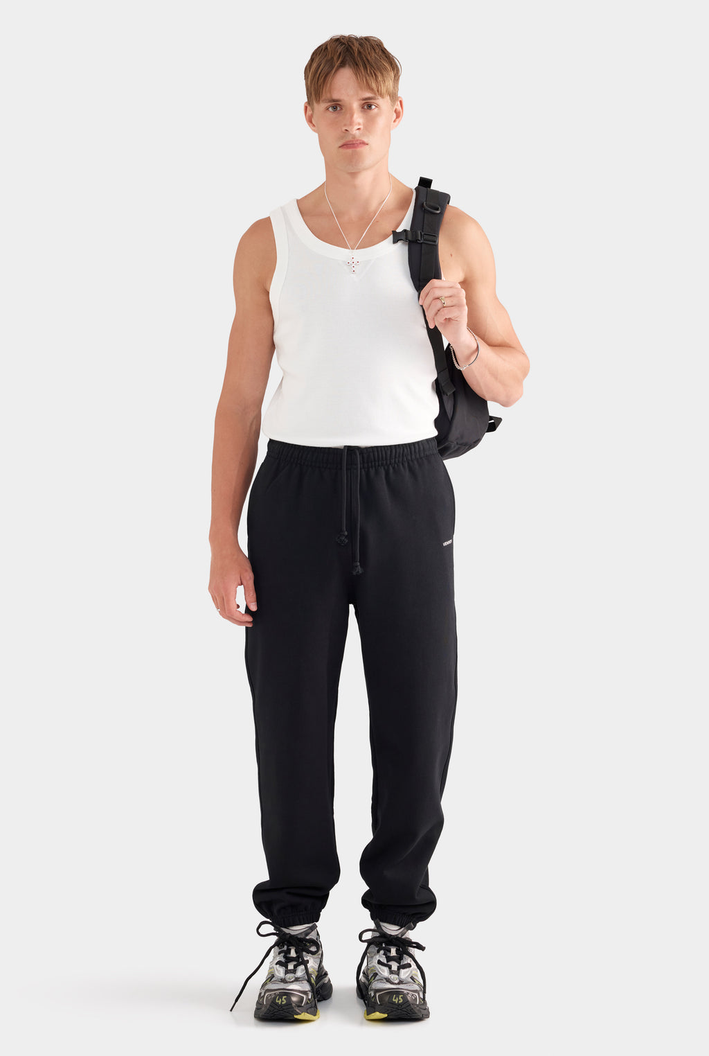 Fleece Track Pant - Black