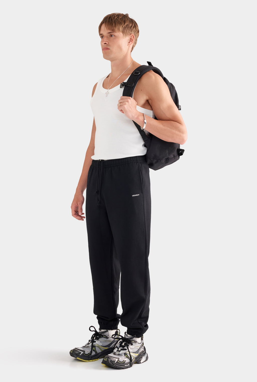 Fleece Track Pant - Black