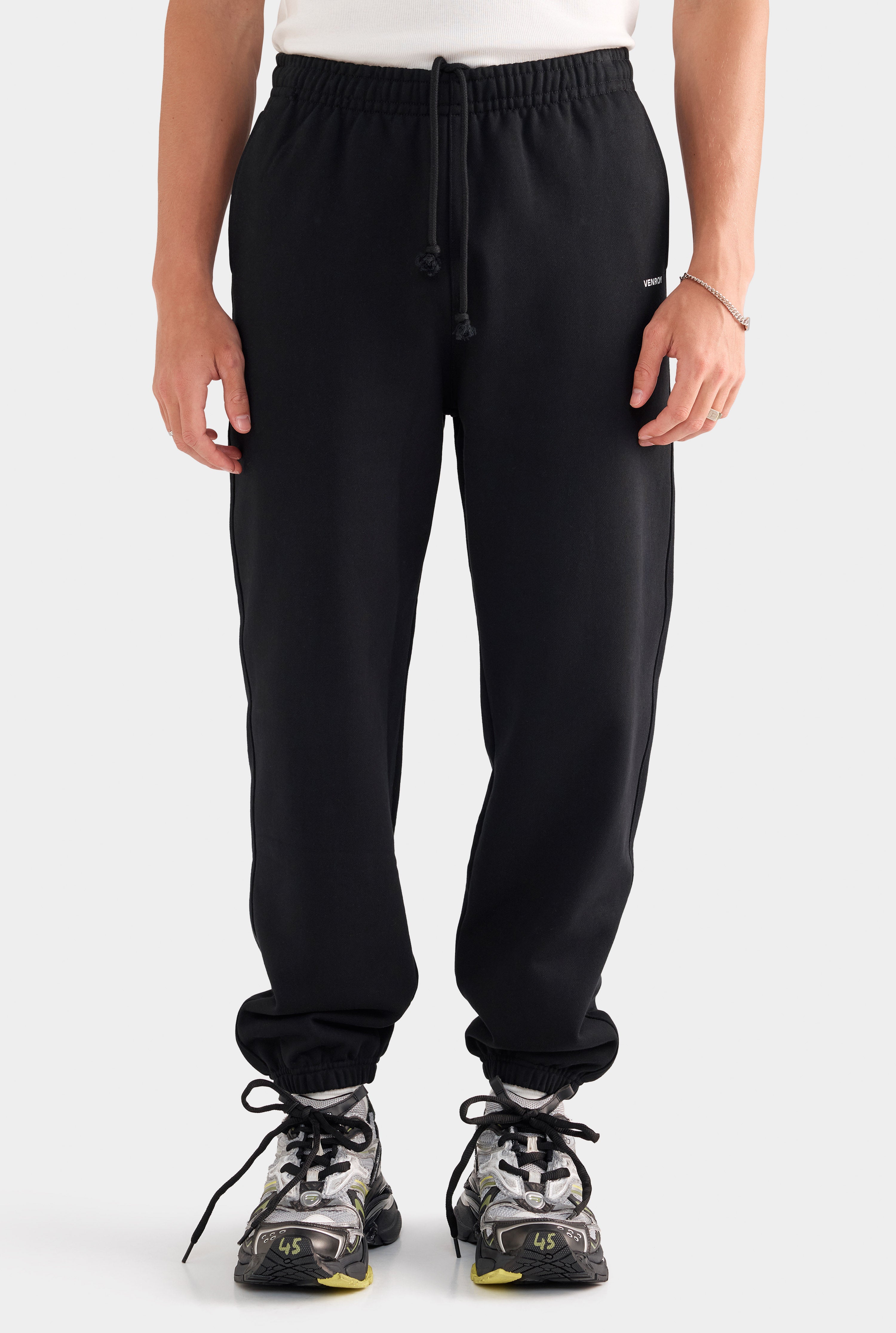 Fleece Track Pant - Black