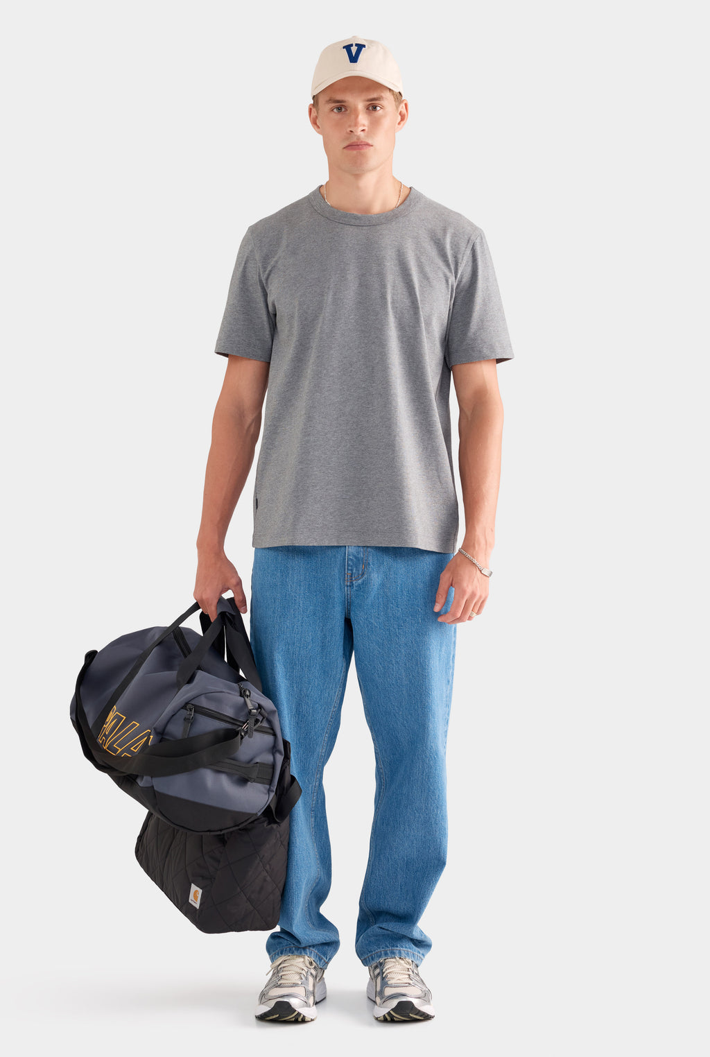 Heavyweight Logo T-Shirt - Dark Grey Marl