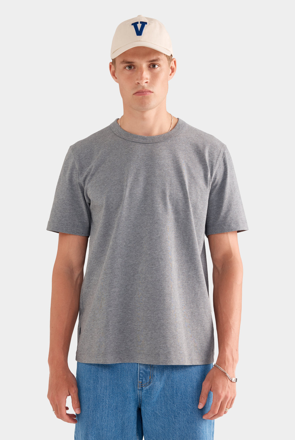 Heavyweight Logo T-Shirt - Dark Grey Marl