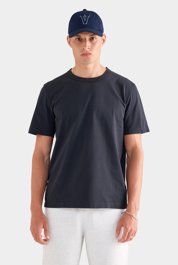 Heavy Weight Logo T-Shirt - Navy