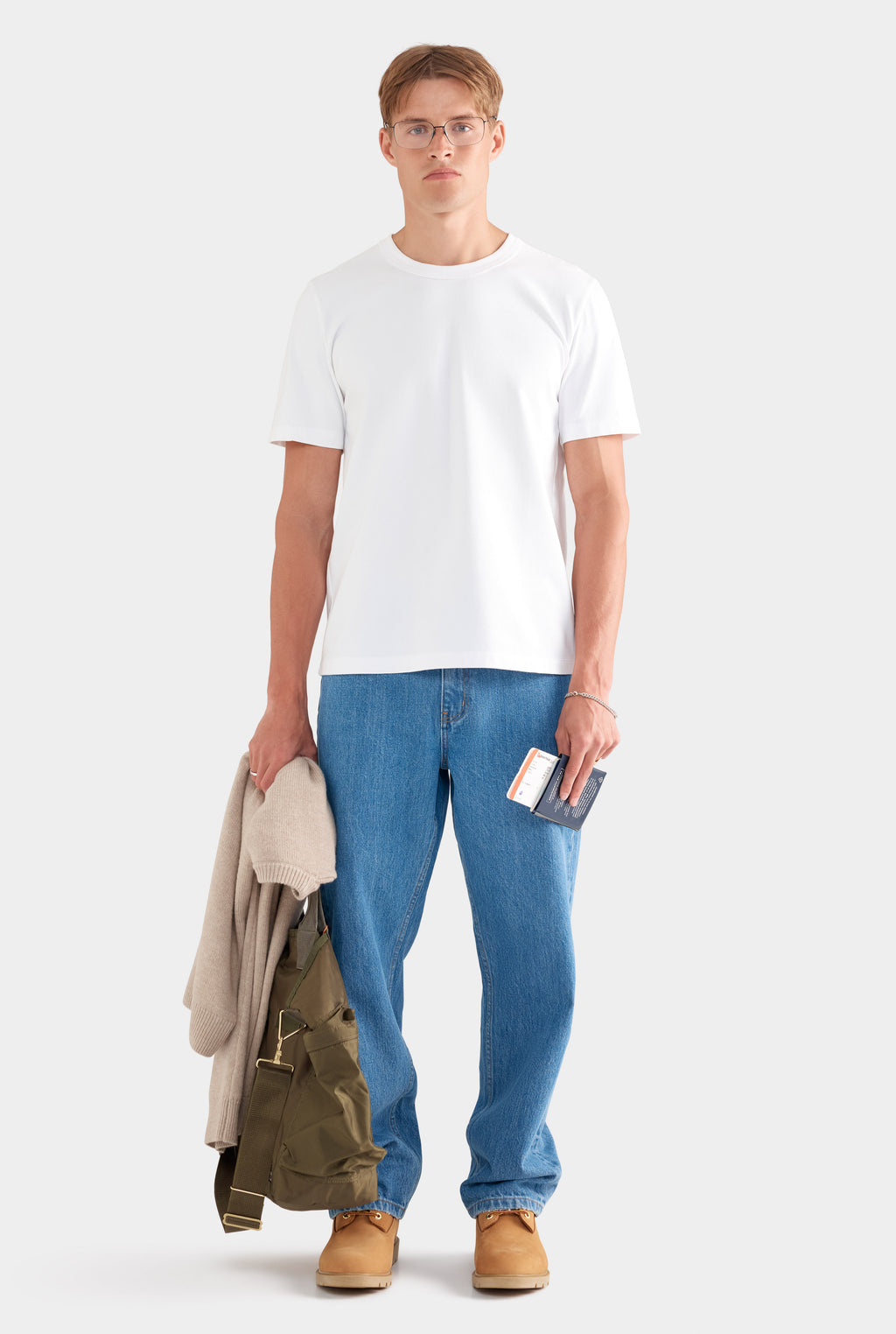 Heavyweight Logo T-Shirt - Off White