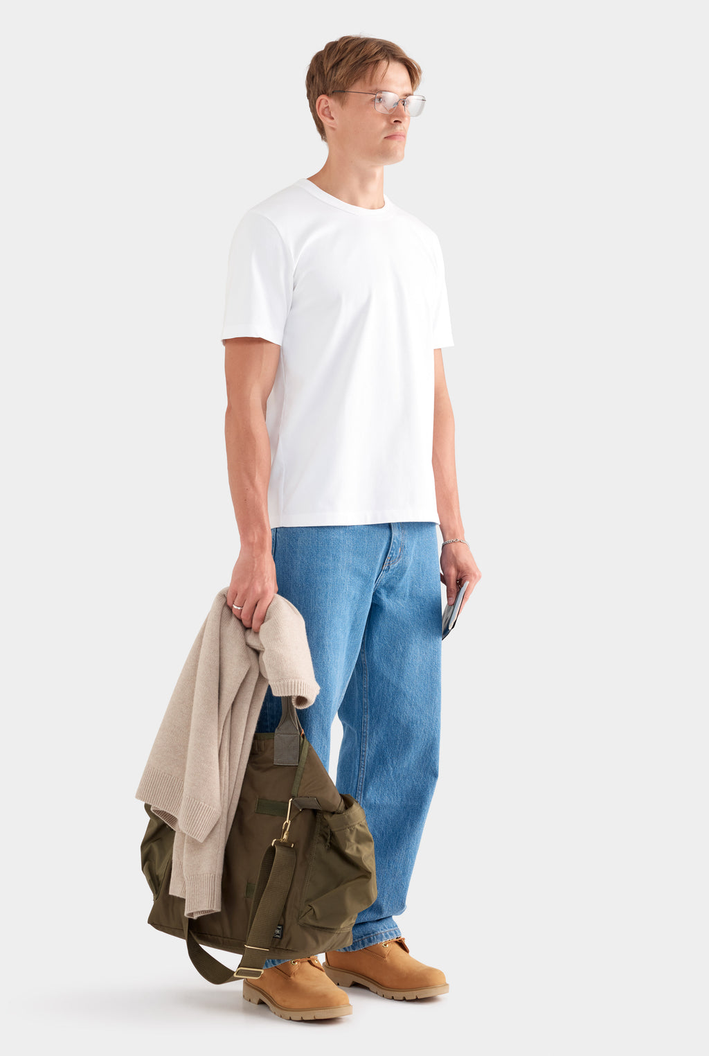 Heavyweight Logo T-Shirt - Off White