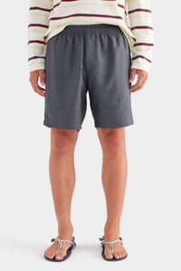 Tencel Lounge Shorts - Charcoal