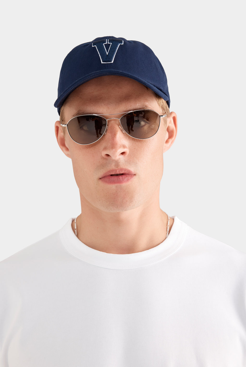 Long Sleeve Heavy Weight Cotton Logo T-Shirt - Off White