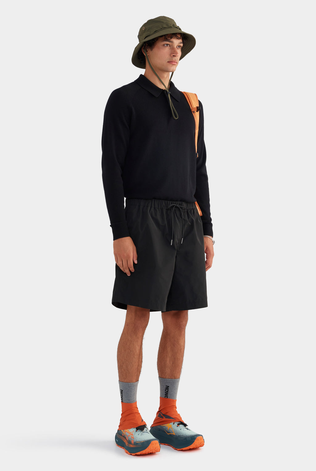 Nylon Bermuda Shorts - Black
