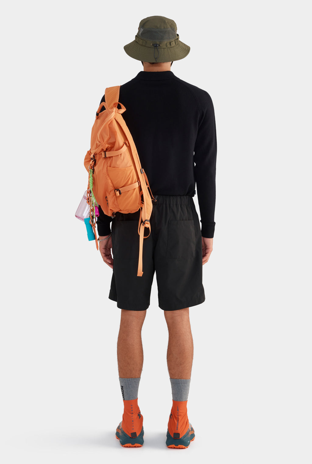 Nylon Bermuda Shorts - Black