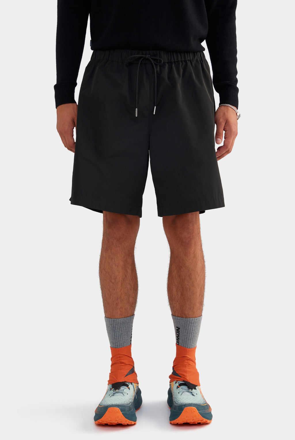 Nylon Bermuda Shorts - Black