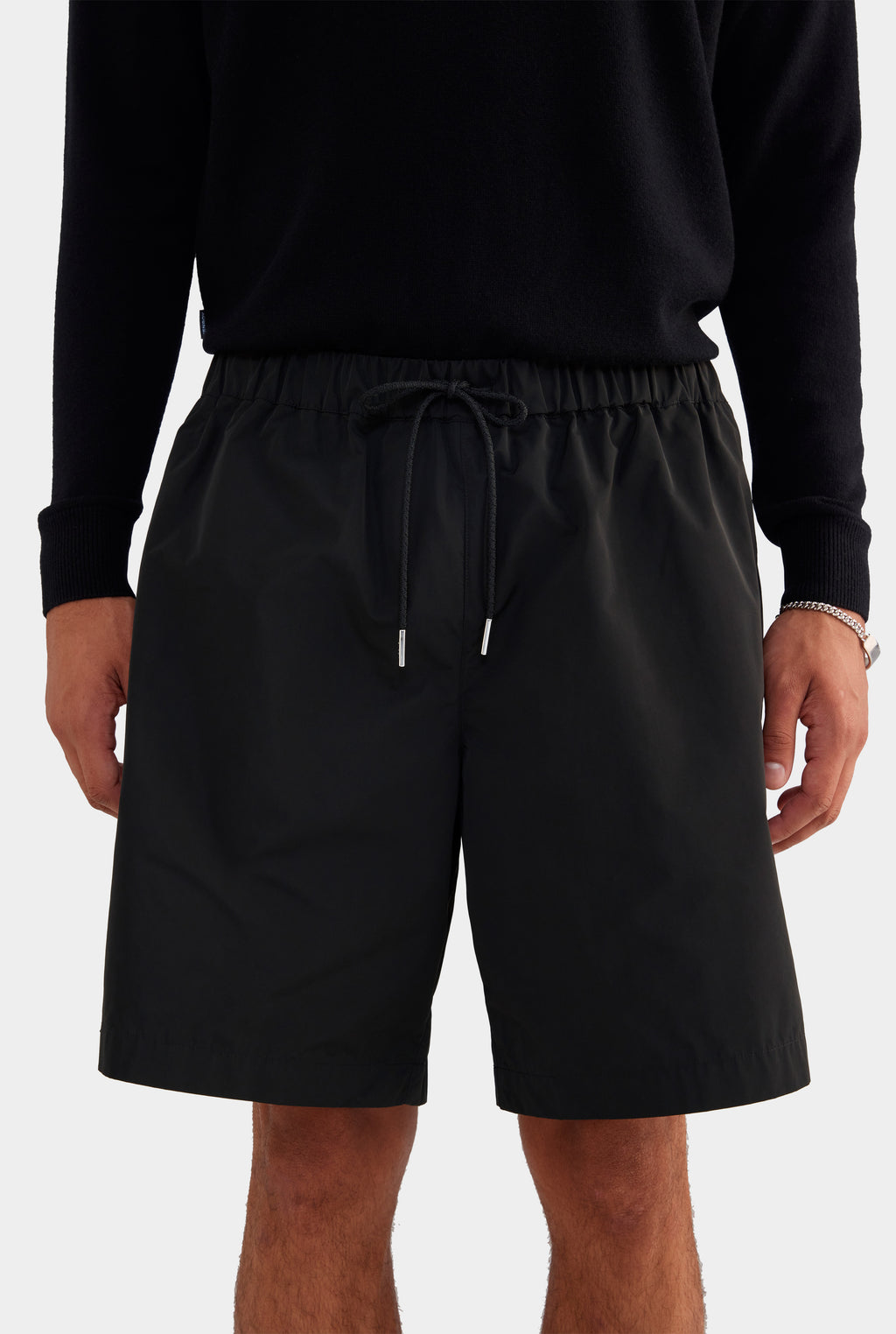 Nylon Bermuda Shorts - Black