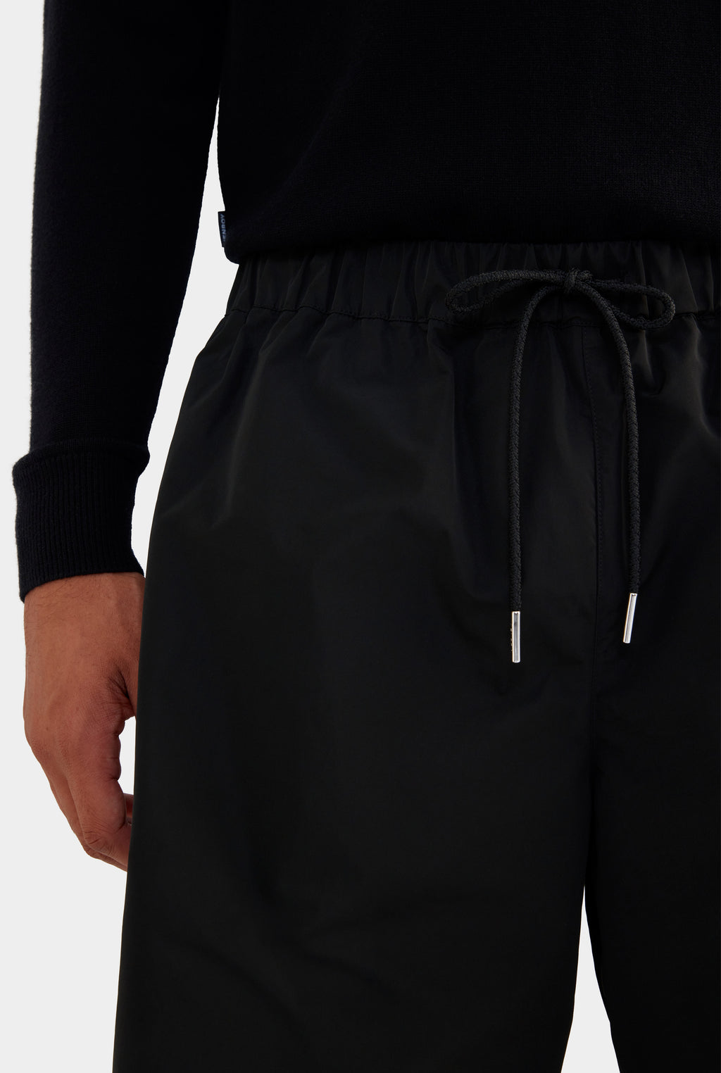 Nylon Bermuda Shorts - Black