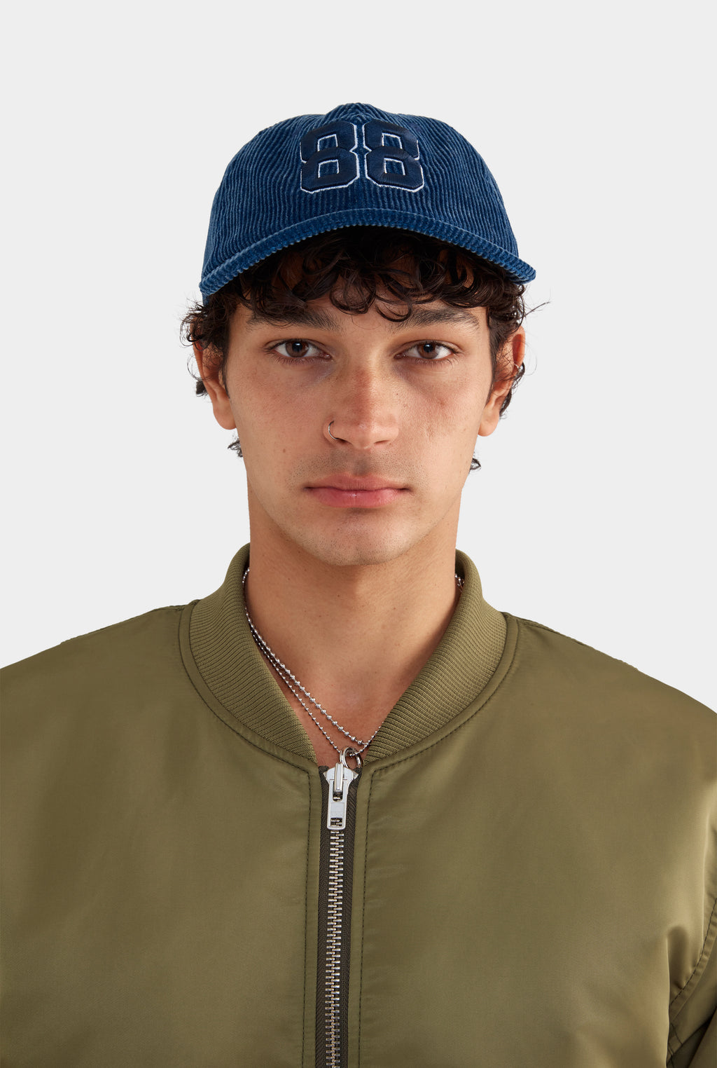 Nylon Bomber Jacket - Khaki