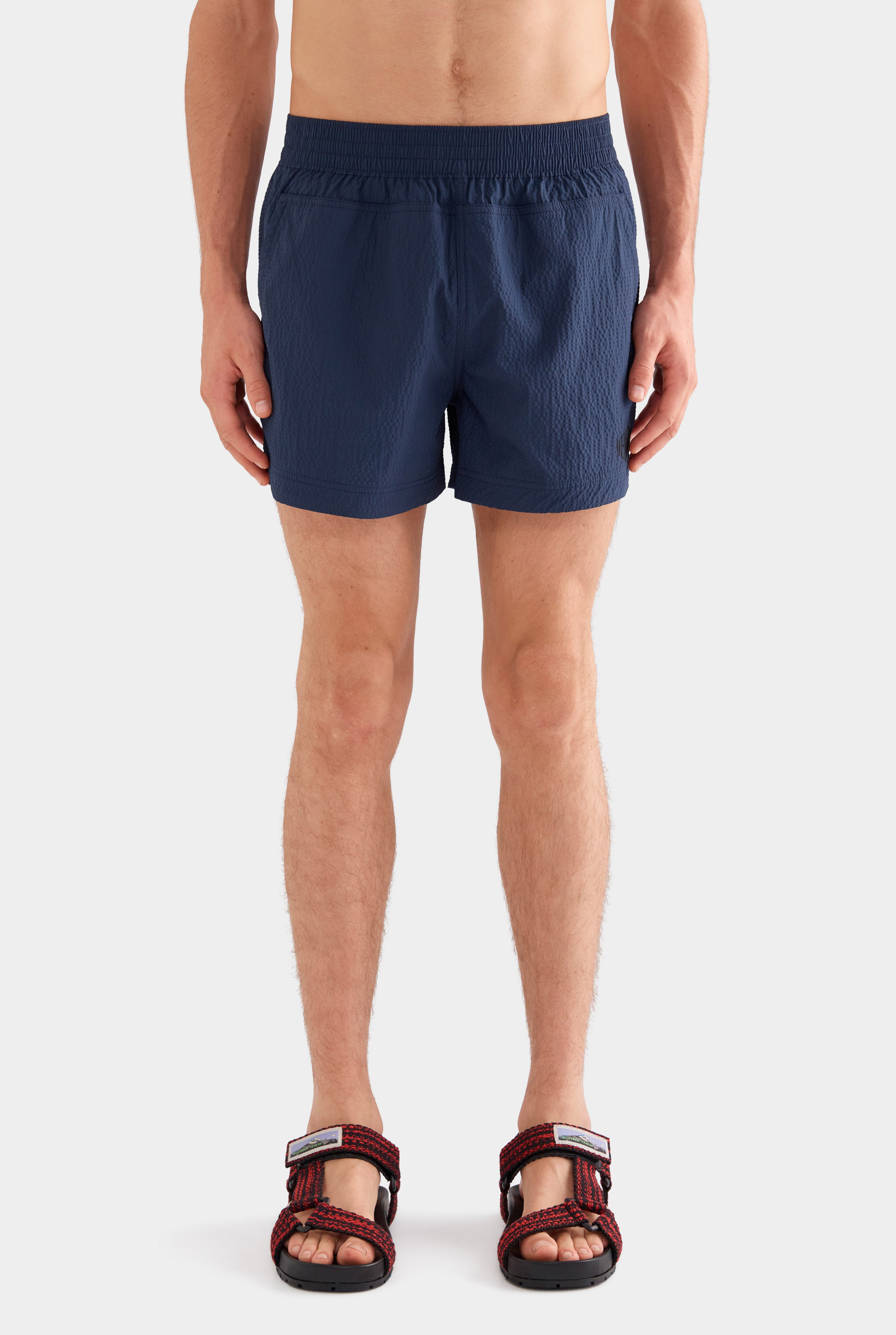 Panelled Swim Short - Navy