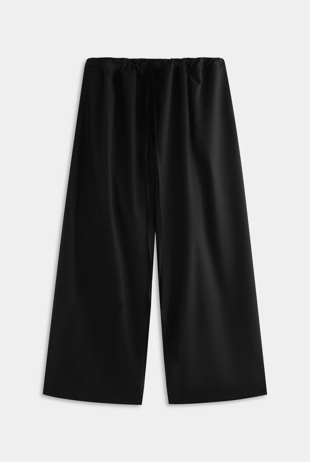 Paperbag Wool Pant - Black