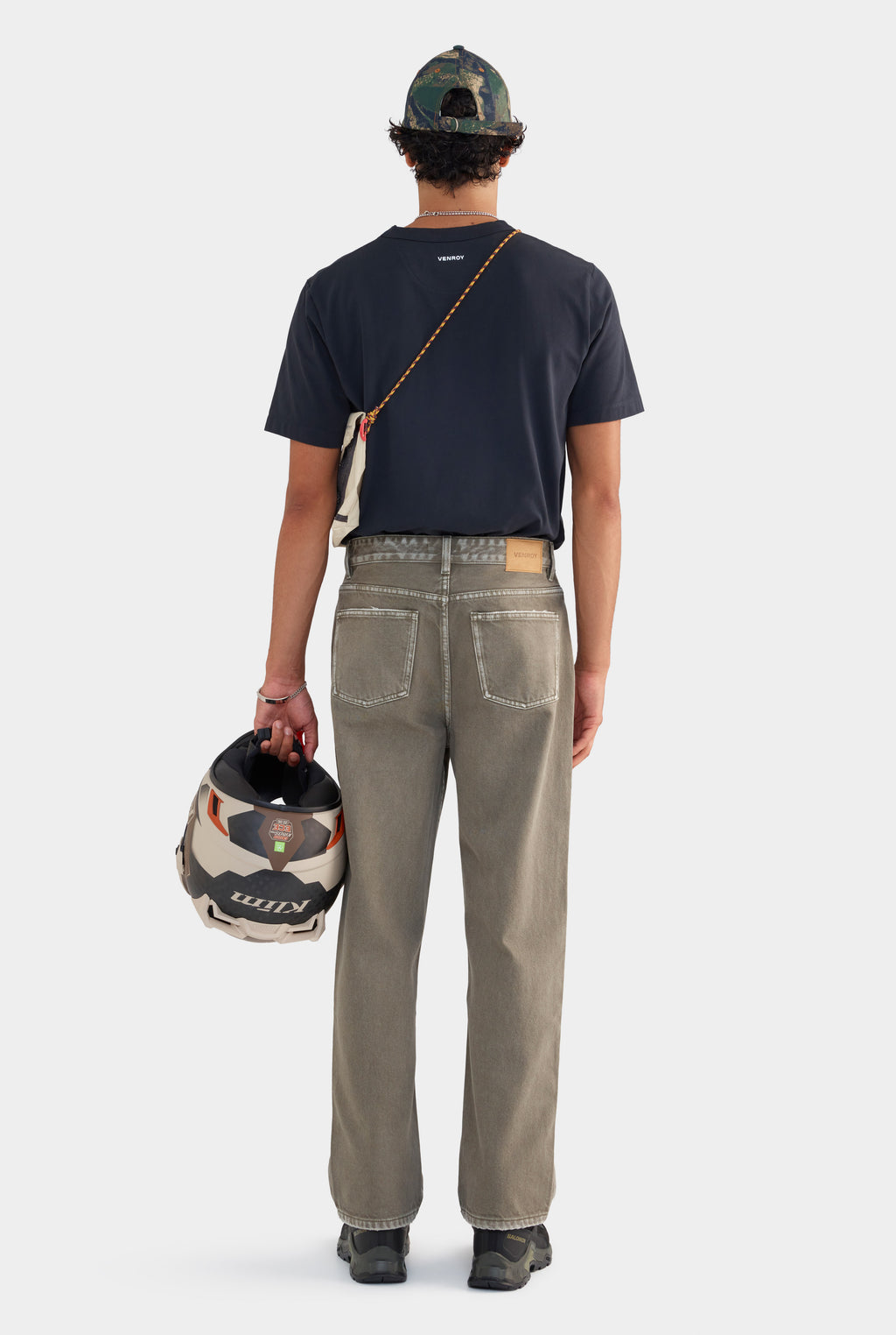 Pigment Dyed Denim Jean - Smokey Olive