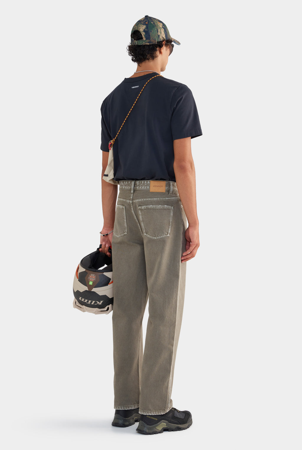 Pigment Dyed Denim Jean - Smokey Olive