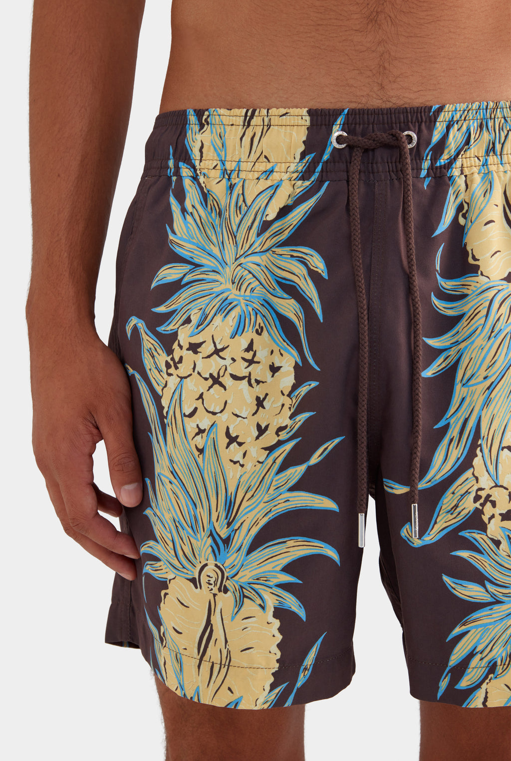 Printed Swim Short - Pineapple Print