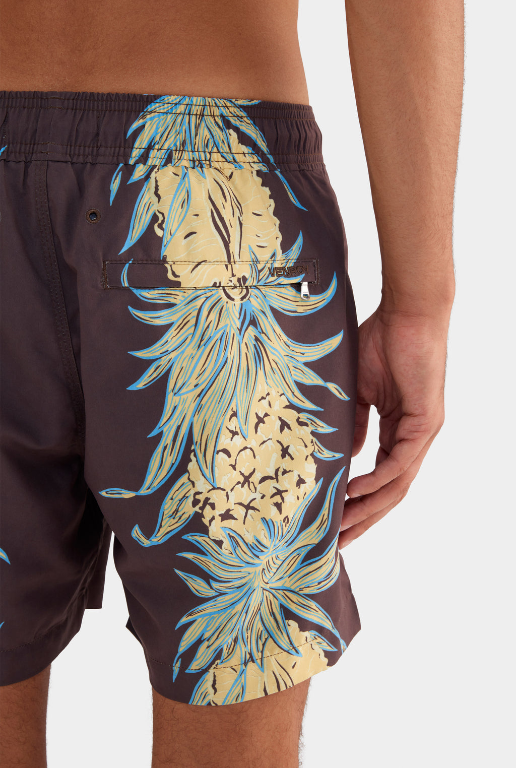 Printed Swim Short - Pineapple Print