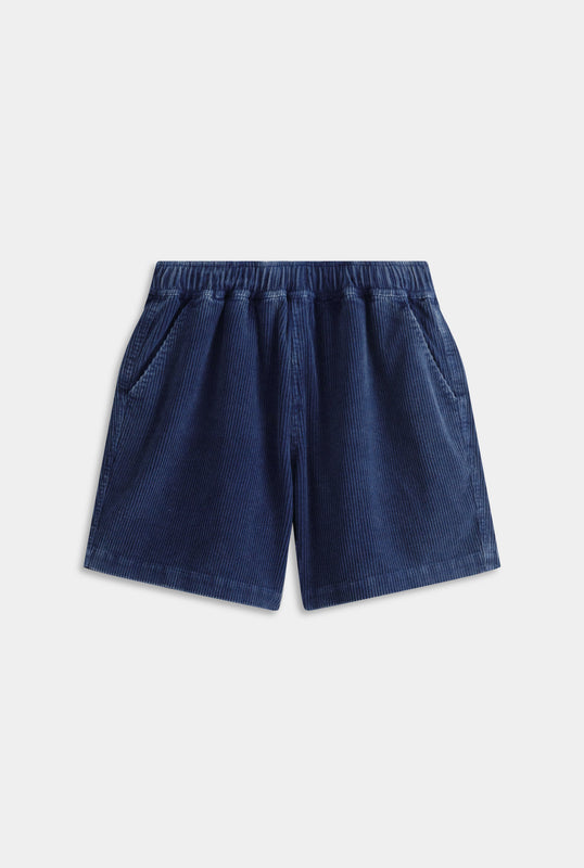 Relaxed Corduroy Short - Washed Navy