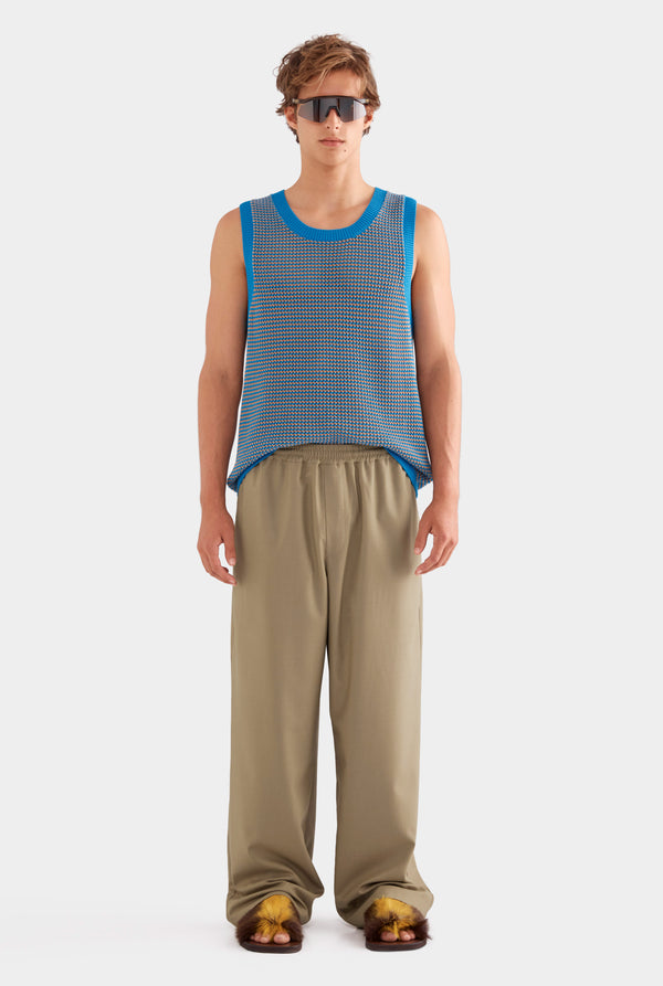 Relaxed Wool Pant - Pebble