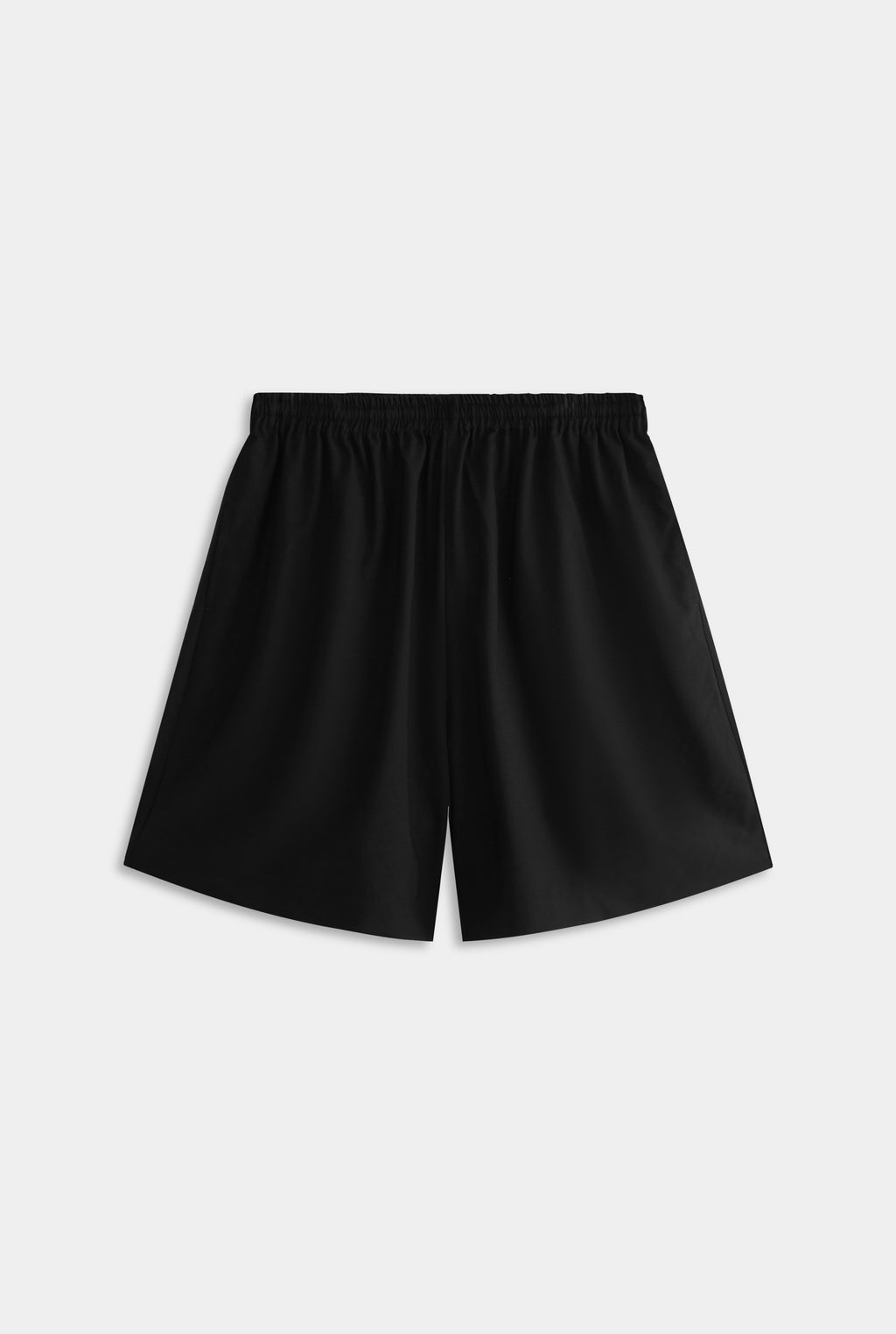 Relaxed Wool Short - Black