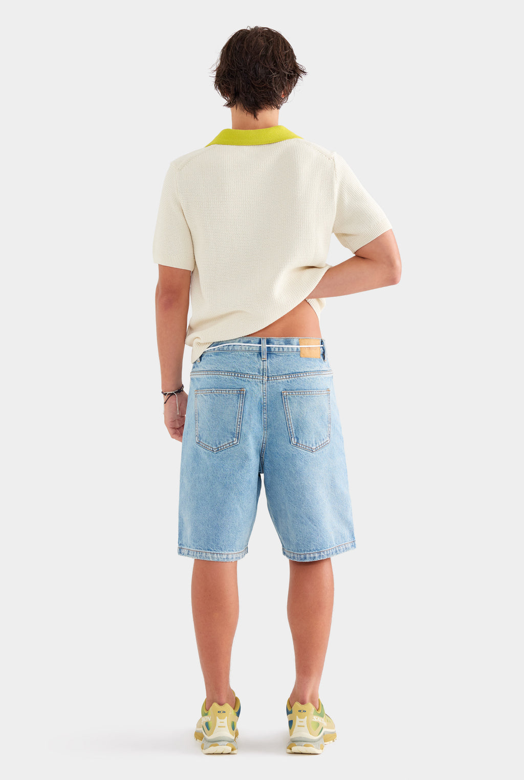 Denim Bermuda Shorts - Light Blue