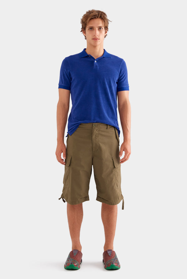 Riptstop Cotton Cargo Short - Military Olive