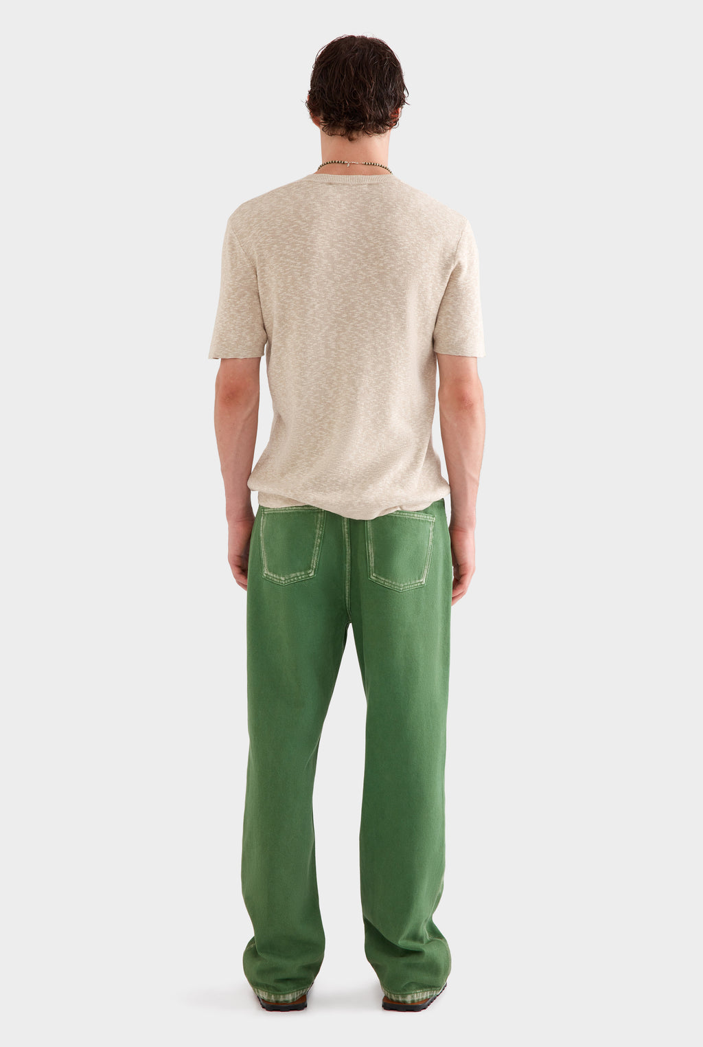 Straight Leg Denim Jean - Cactus