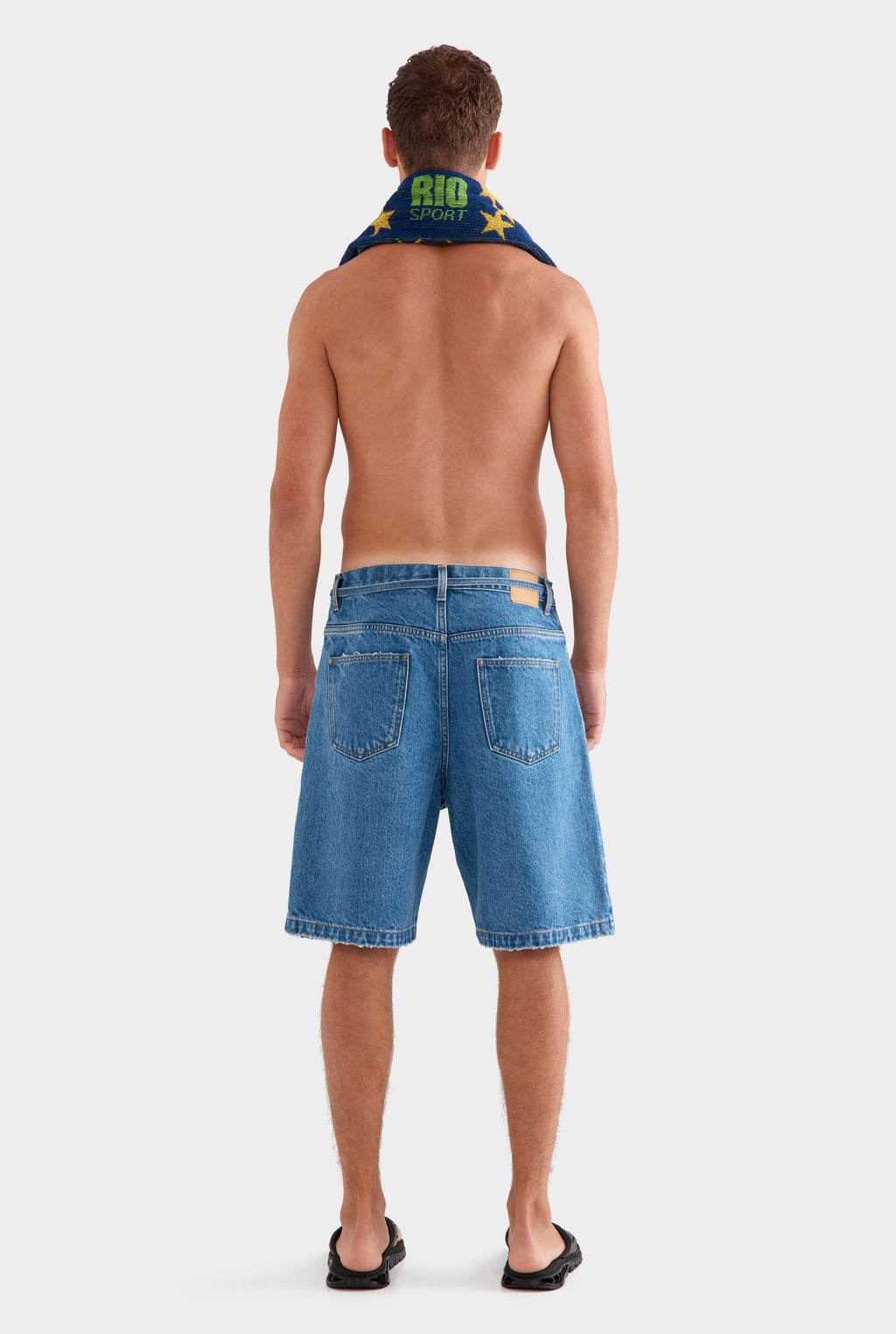 Venroy Rio Gym Towel - Blue/Yellow