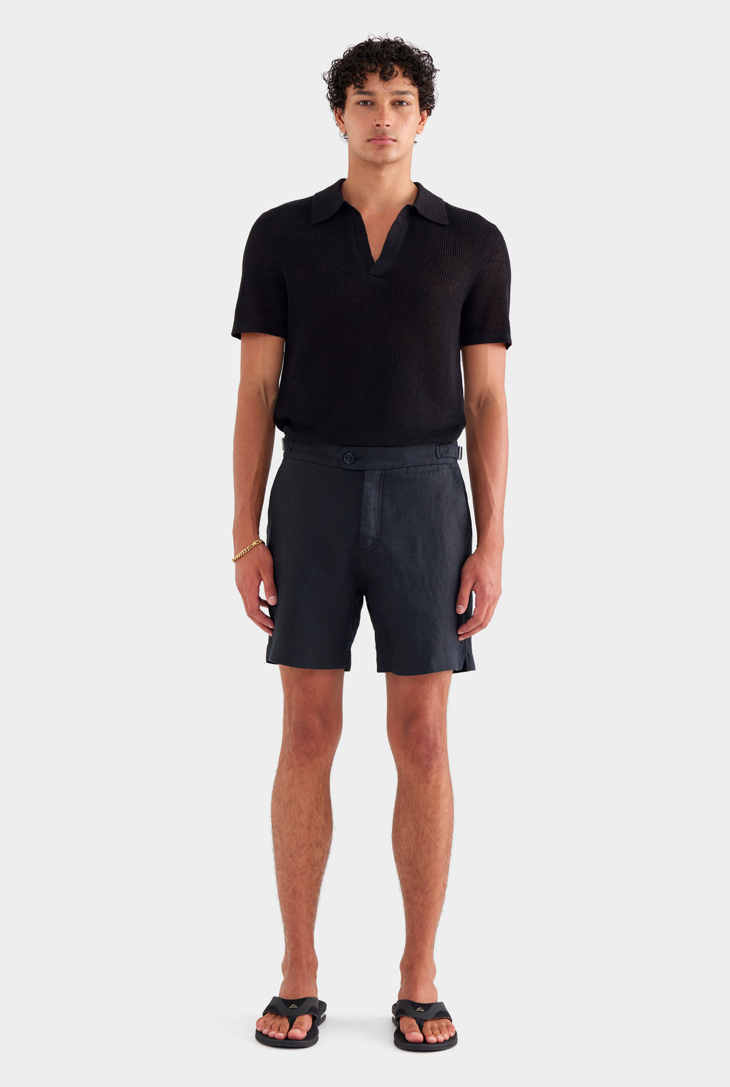 Side Tab Shorts - Black