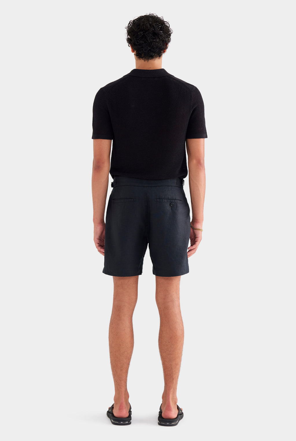 Side Tab Shorts - Black