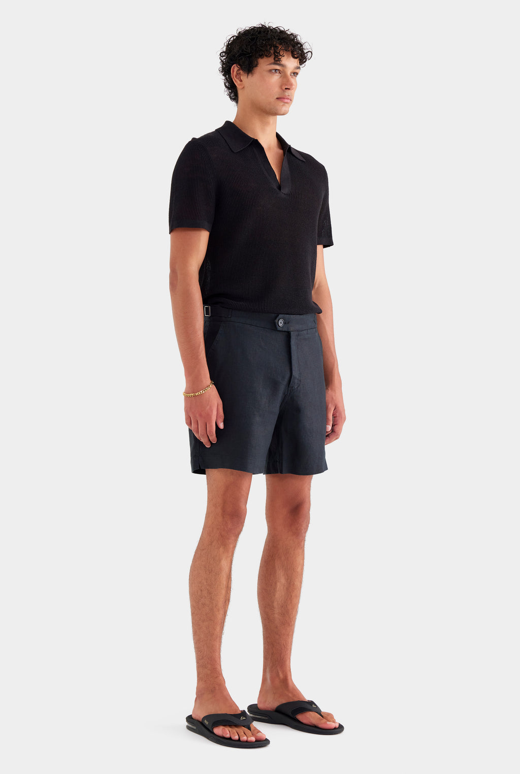 Side Tab Shorts - Black