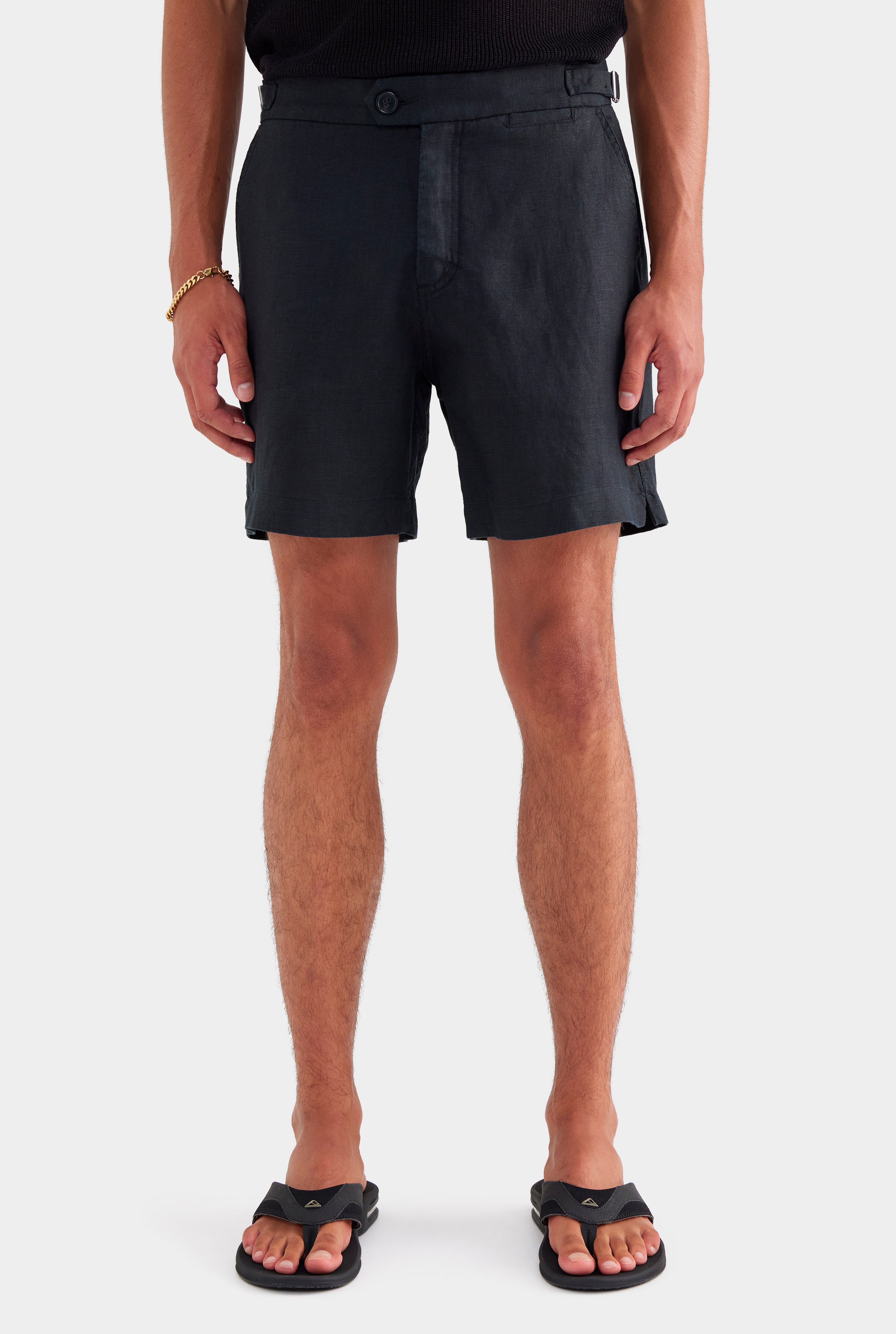 Side Tab Shorts - Black