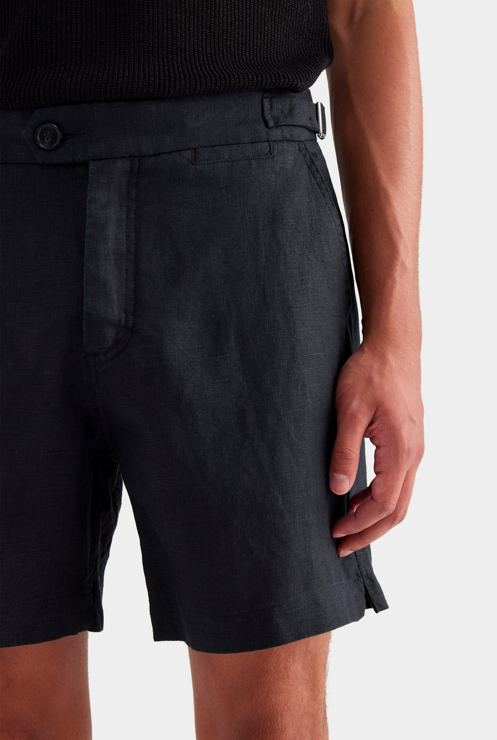 Side Tab Shorts - Black