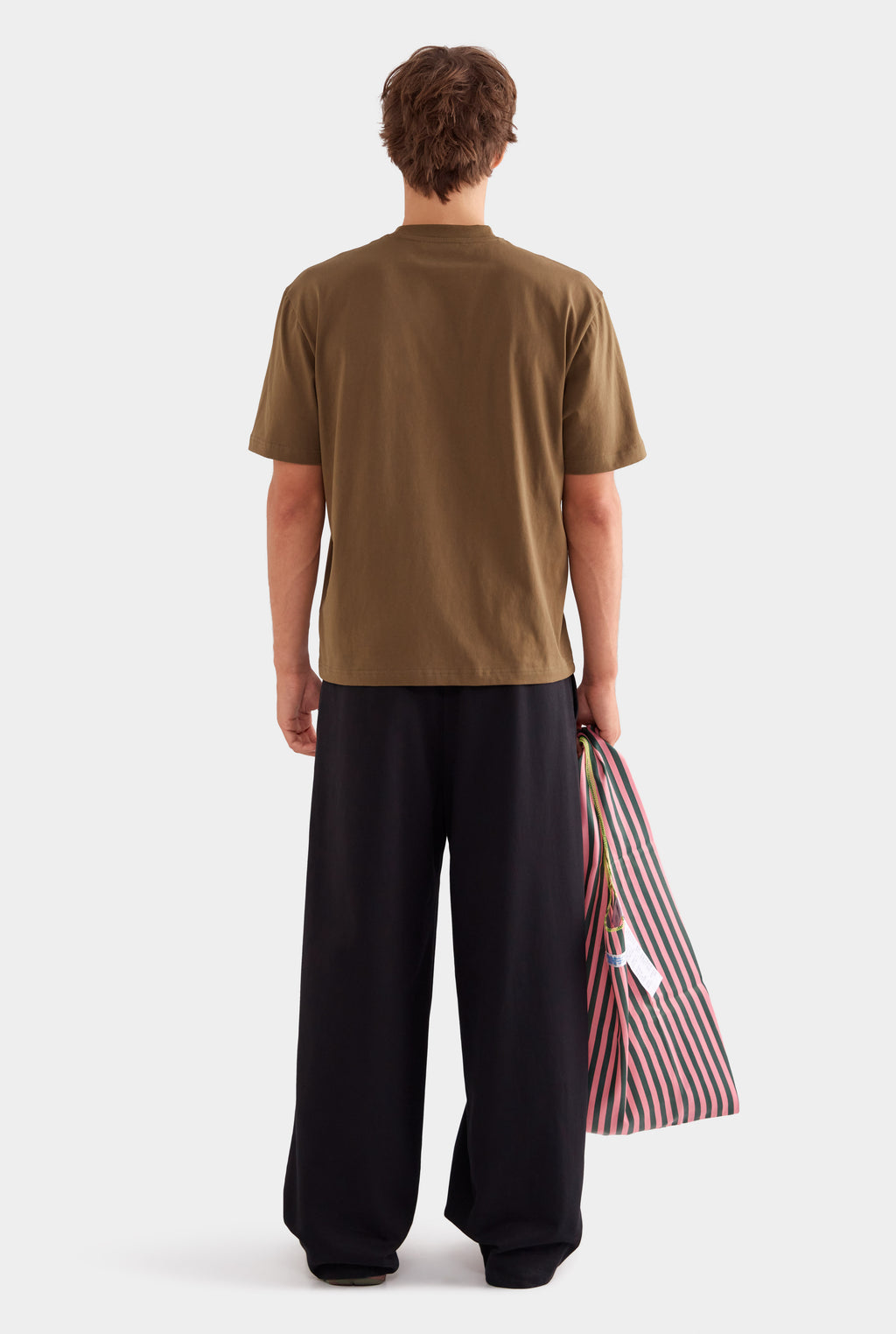 Standard Cotton T Shirt - Military Olive/Horse Stamp