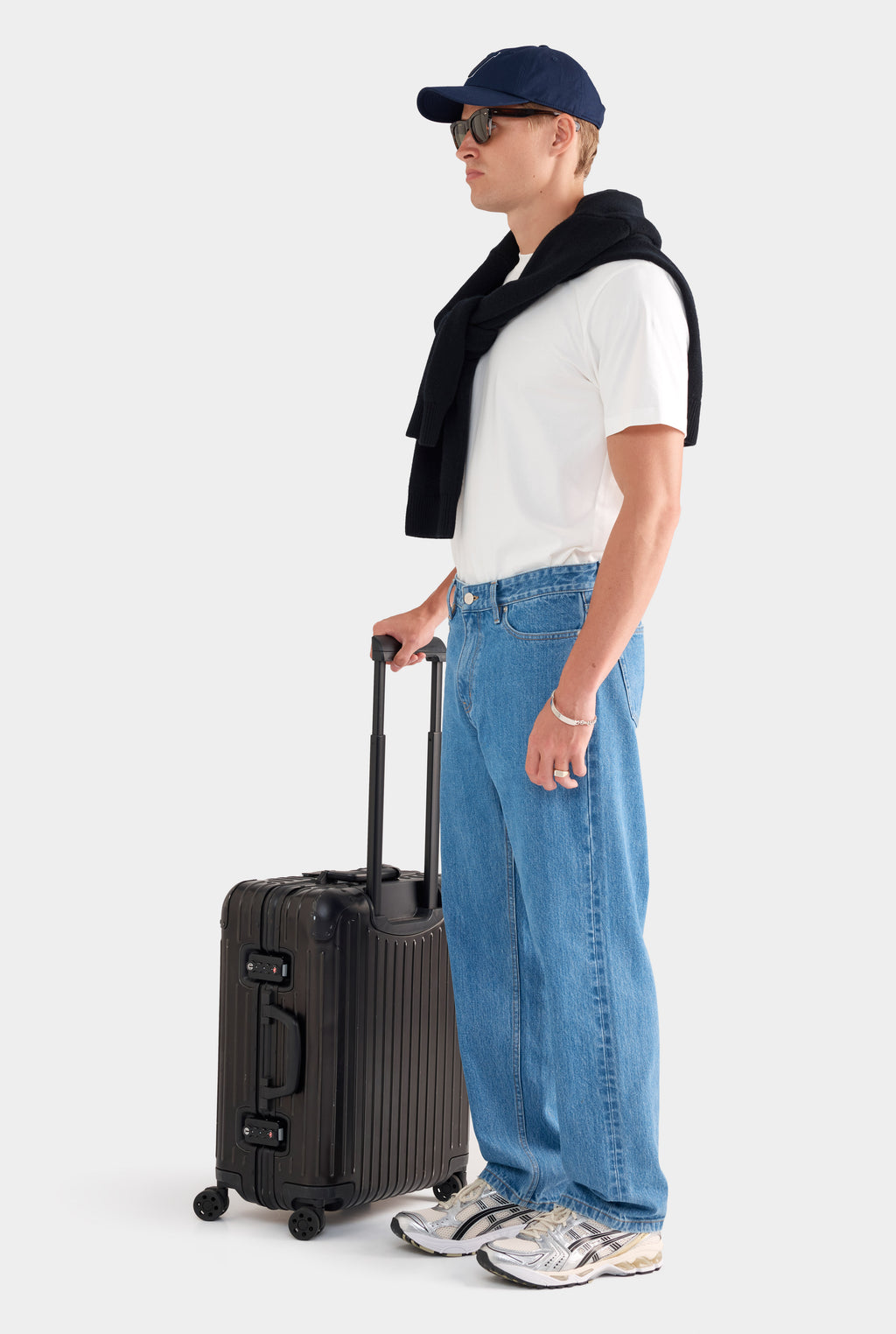 Straight Leg Denim Jean - Mid Blue