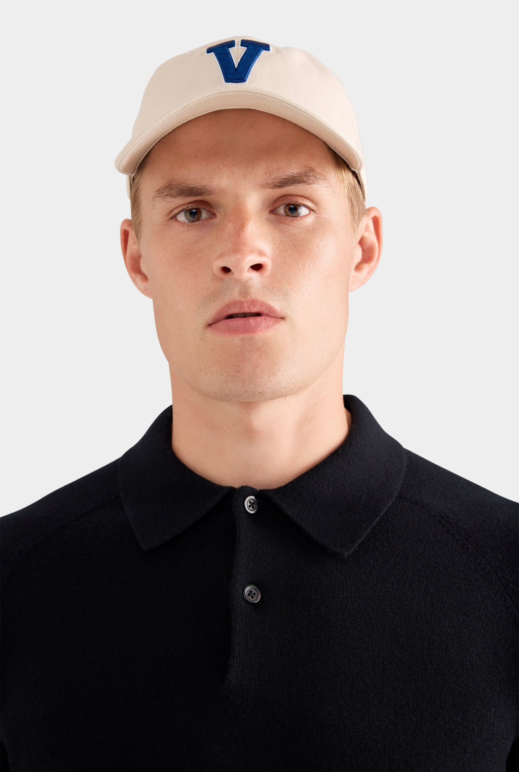 Venroy Varsity Cotton Logo Cap - Beige