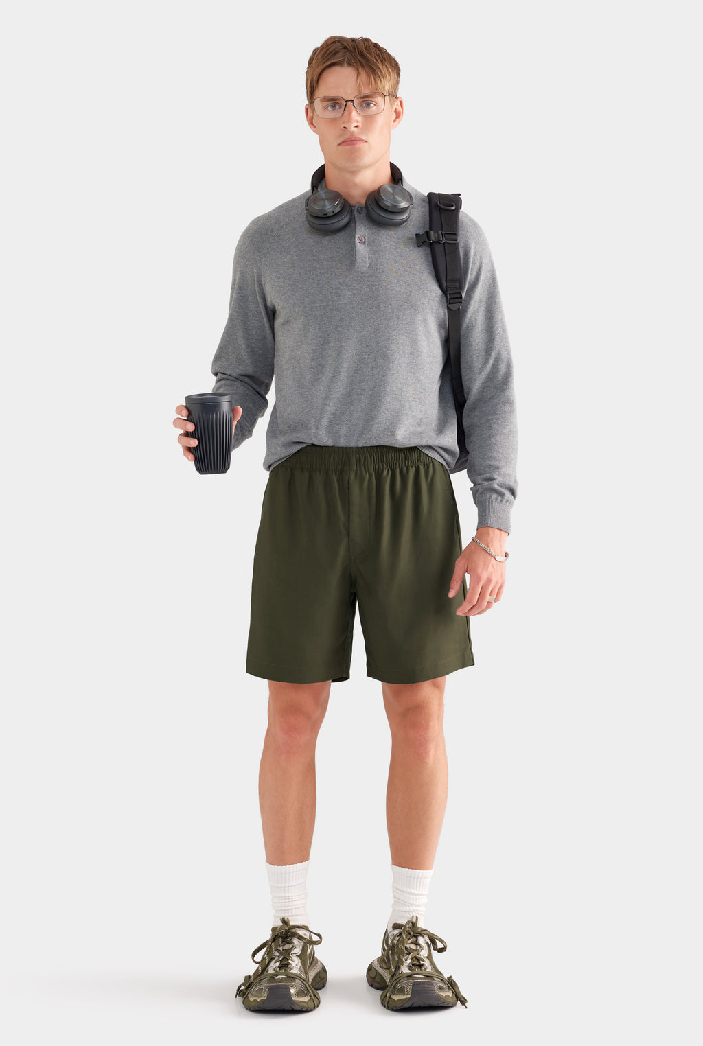 Tencel Lounge Shorts - Olive