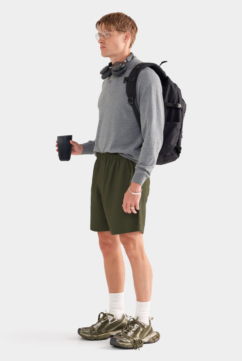 Tencel Lounge Shorts - Olive