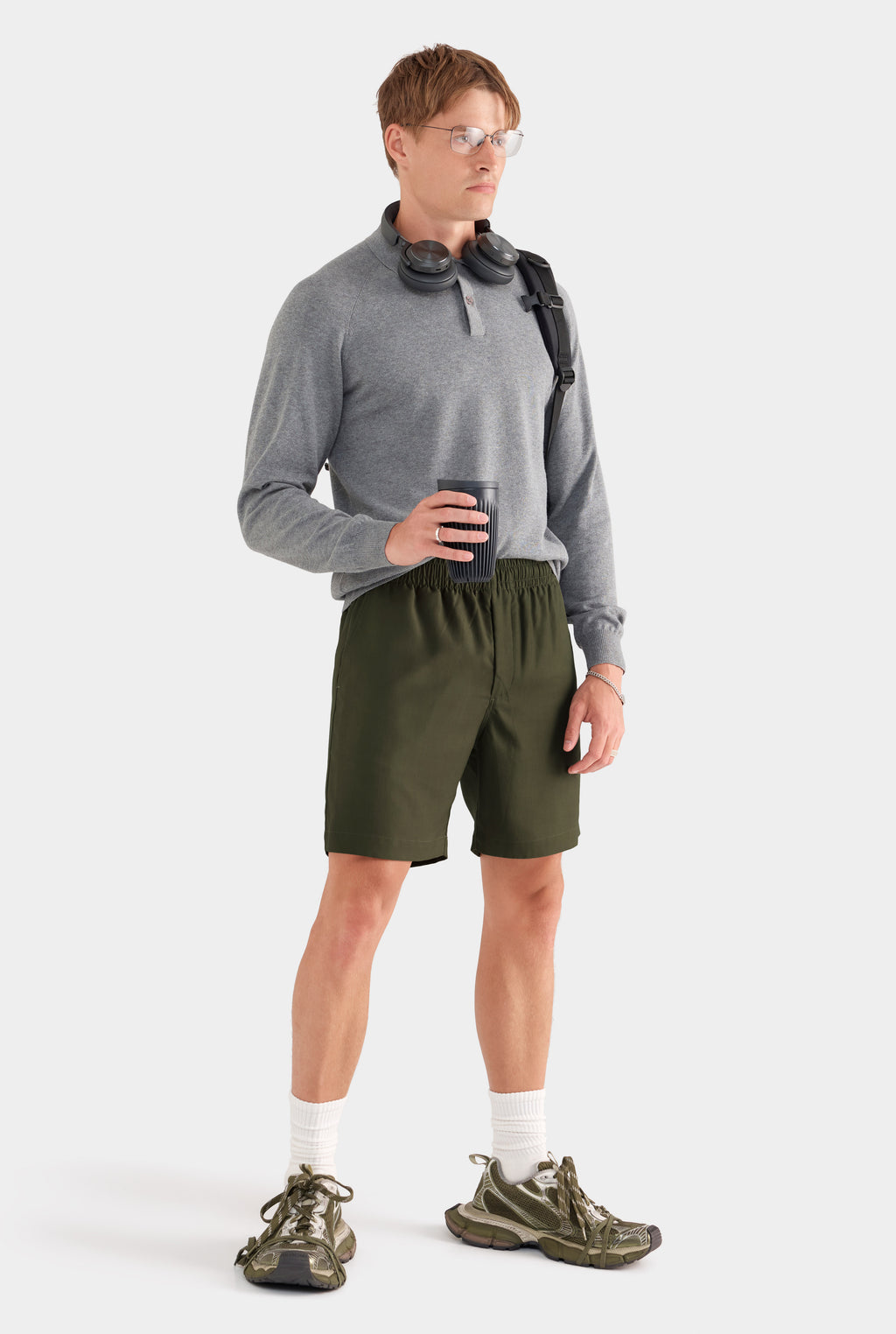 Tencel Lounge Shorts - Olive
