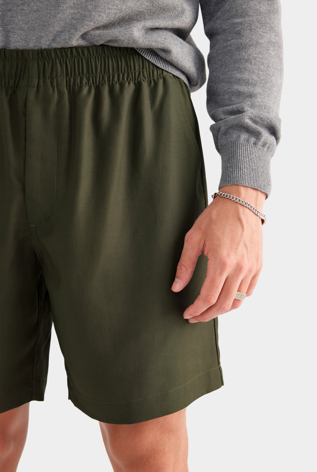 Tencel Lounge Shorts - Olive