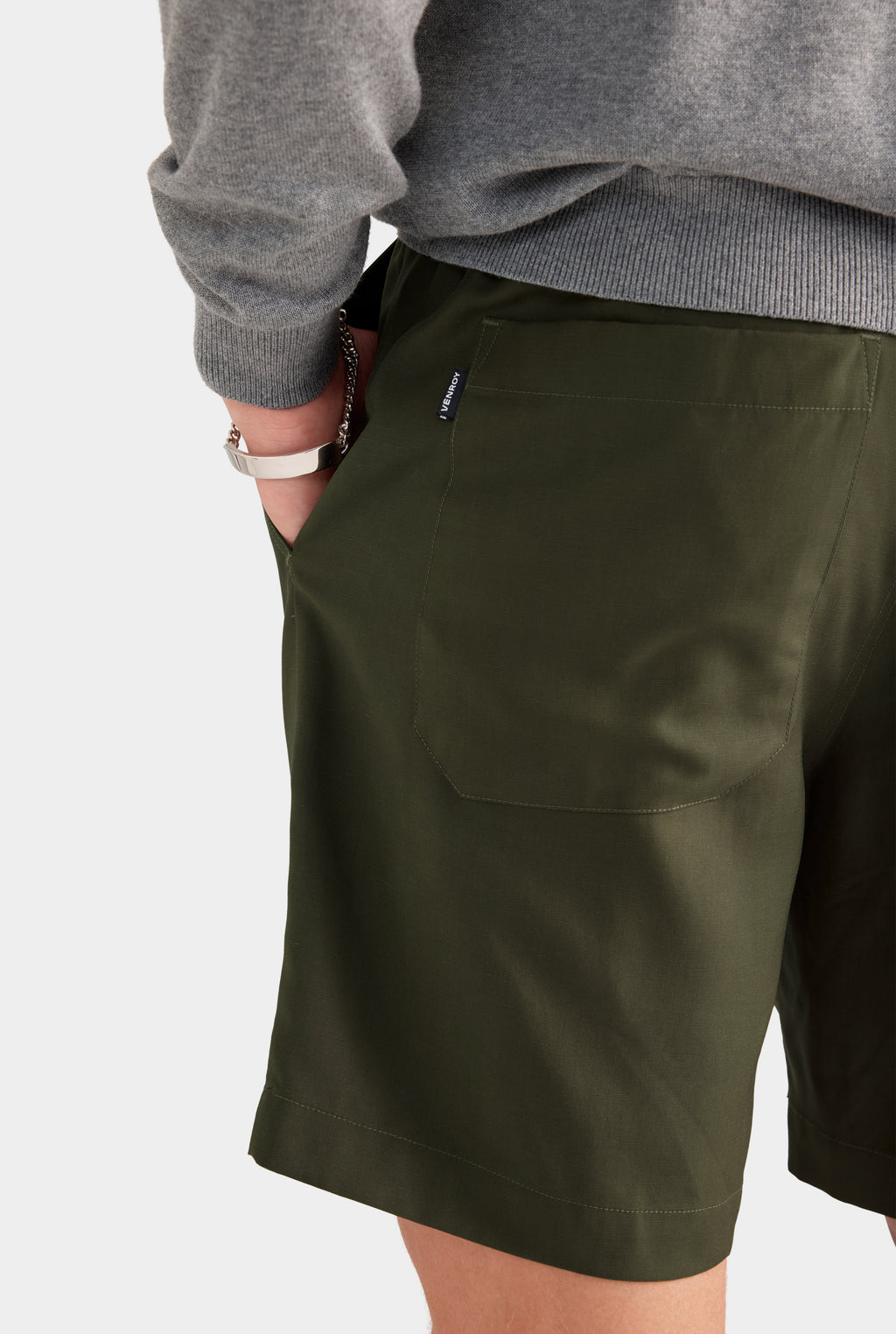 Tencel Lounge Shorts - Olive