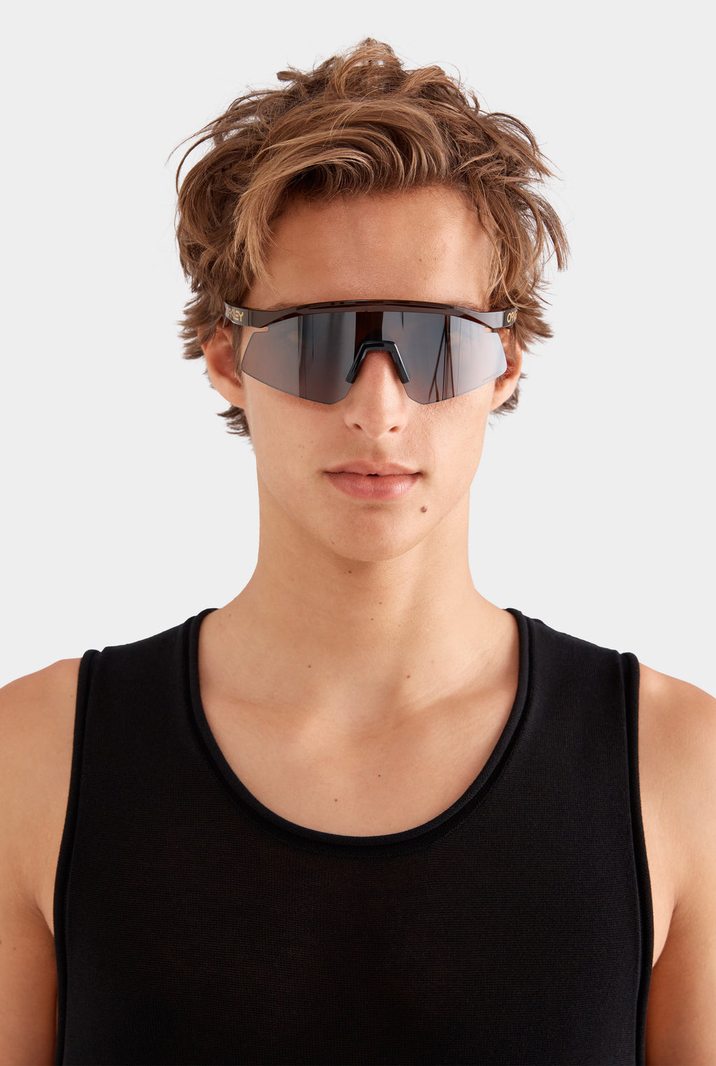 Tencel Rolled Edge Tank - Black