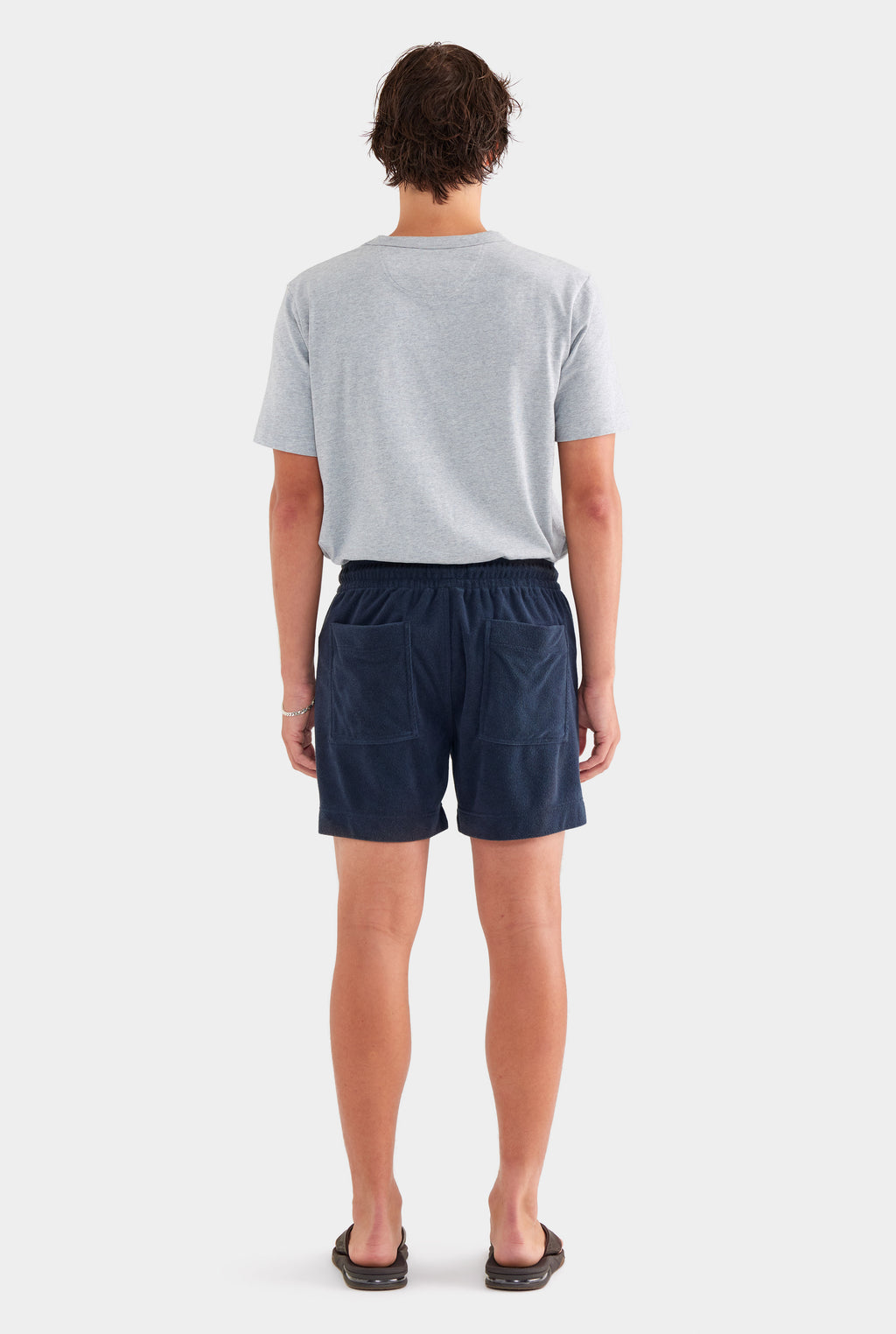 Terry Towel Lounge Shorts - Navy