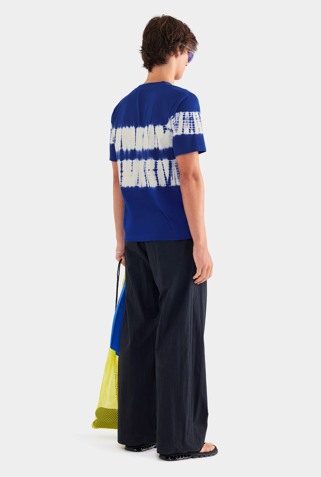 Cotton Nylon Parachute Pant - Black