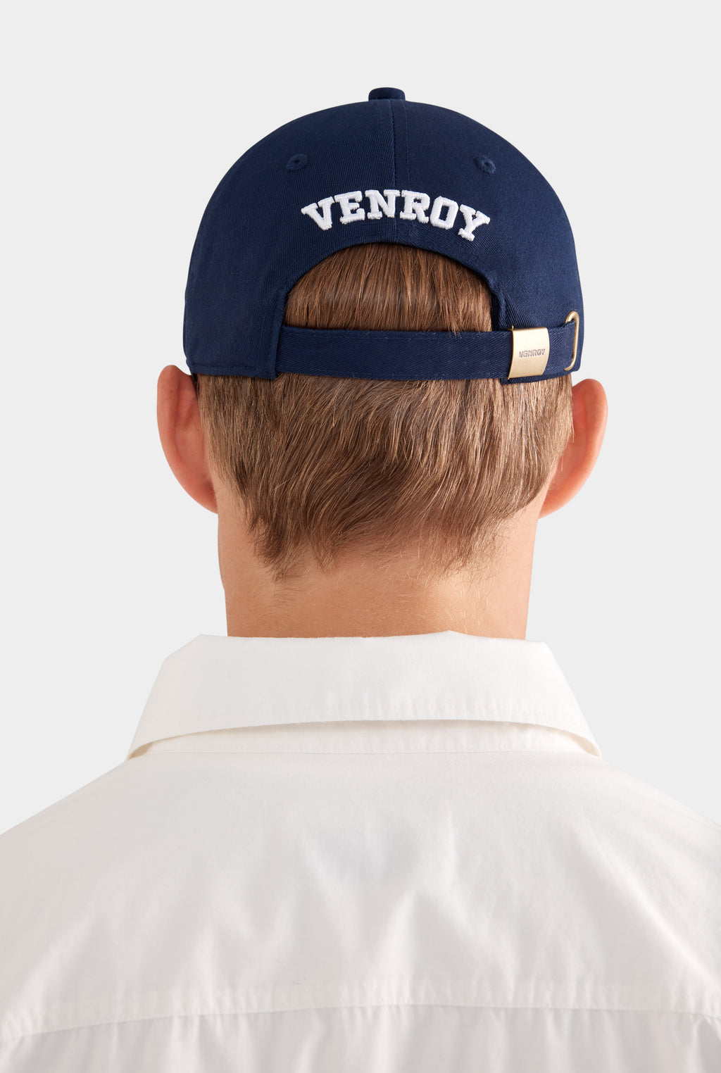 Venroy Varsity Cotton Logo Cap - Navy